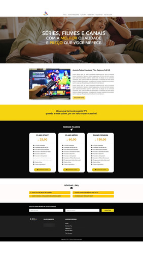 Script Site Em Php Para Provedor De Iptv C/instalação