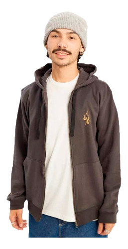 Lightning Bolt Campera Lifestyle Hombre Dragoon Gris Osc Ras