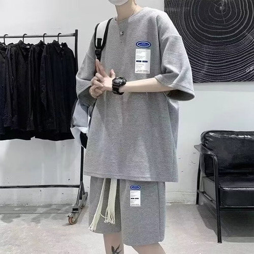 Conjunto De Camiseta De Manga Corta De Estilo Coreano De Ver