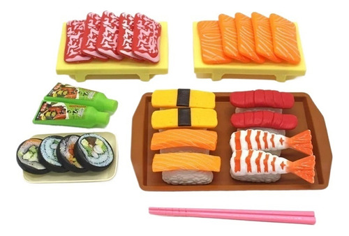 Fe Simulação De Comida De Sushi Cozinha Brinquedo Educativo