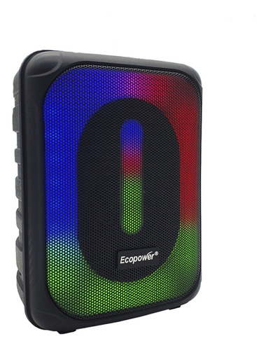 Speaker Ecopower Ep-2221, Bluetooth, Usb, Preto 110v/220v