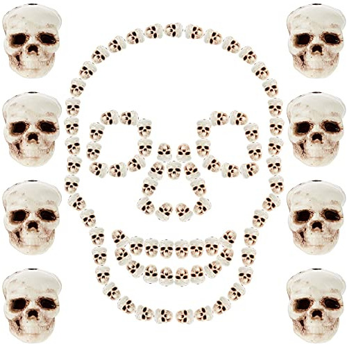 25 Piezas Halloween Mini Cráneo 0,6 X 0,8 X 1 Pulgada Gywma