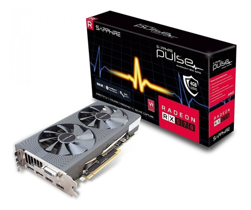 Placa Video Sapphire Amd Radeon Rx 570 8gb Pulse