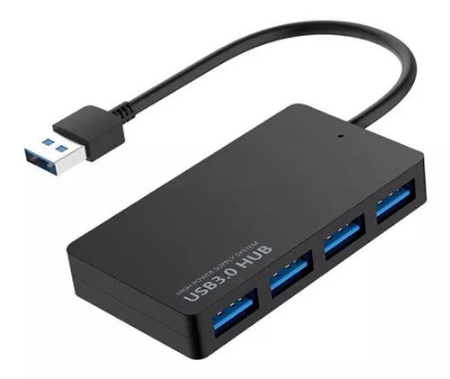 Hub Usb 3.0 Alta Velocidad 5gbps - 4 Puertos Carga Y Datos