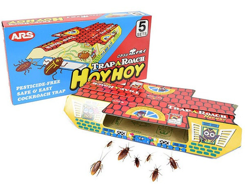 Armadilha Atóxica Pega Baratas Trap A Roach Com 5 Unidades