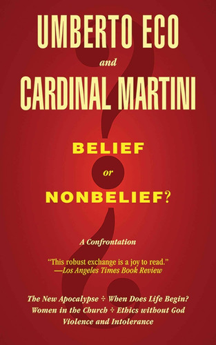 Libro Belief Or Nonbelief?: A Confrontation -inglés