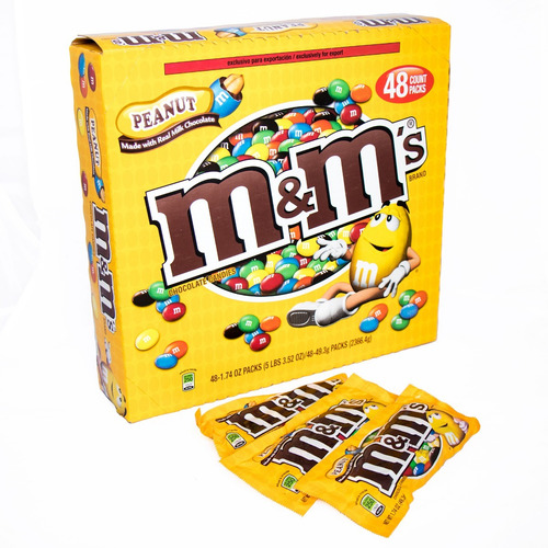 Chocolates Mym Sobre Peanut Amarillo Disp - Kg a $2