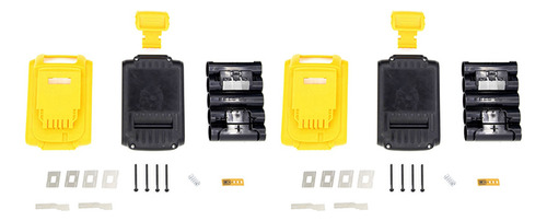 Caixa De Plástico Com Bateria 2x Para 20v Dcb201,,, 18v Li-i