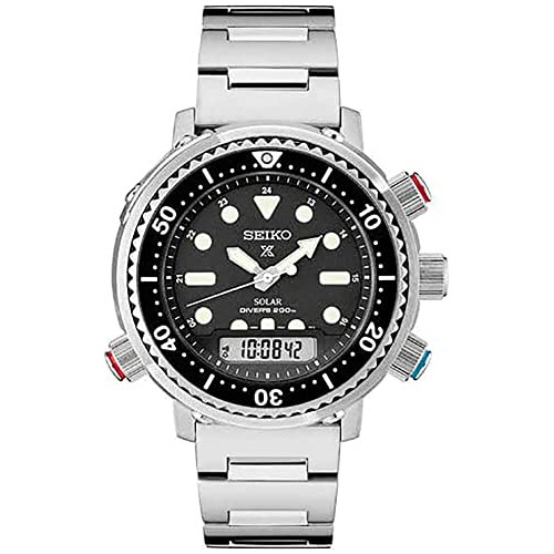 Reloj De Cuarzo Solar De Banda De Acero Inoxidable V7fzb