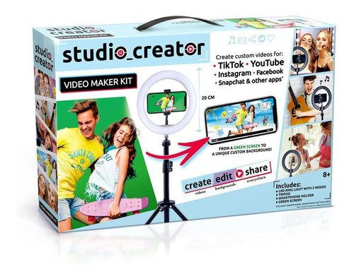 Kit Influencer Studio Creator - Fun Divirta-se