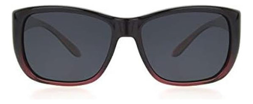 Dioptics Solar Shield-molly Polarized Rectangular Para Mujer