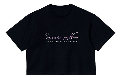 Remera Algodón Tipo Pupera - Taylor Swift Speak Now Tv