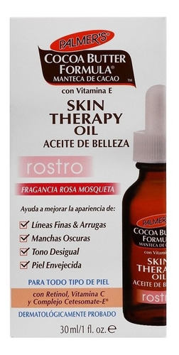 Aceite De Belleza Skin Therapy Oil Rostro Palmer´s 30 Ml