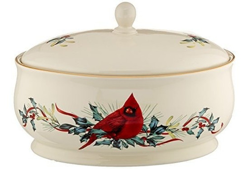 Lenox Winter Greetings Covered Casserole Dish