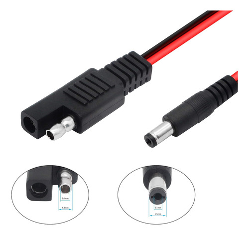 Youcheng - Cable Adaptador De Enchufe Sae Cc 5,5 X 2,1 ...