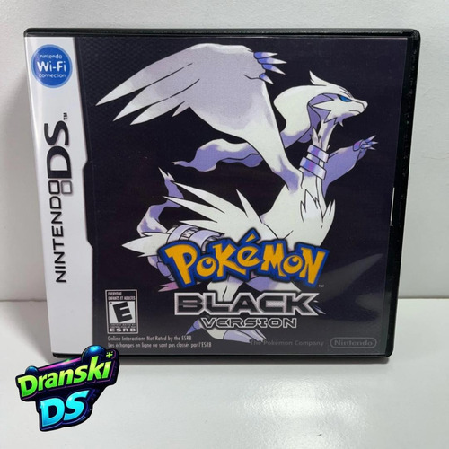 Pokémon Black Ds (encarte Reimpresso Leia) (Usado)