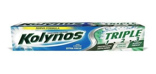 Crema Dental Kolynos Triple Frescura 1 2 3 90 Ml