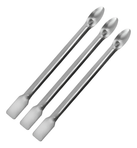 Espátula De Aço Inox Colher 20 Cm Laboratório