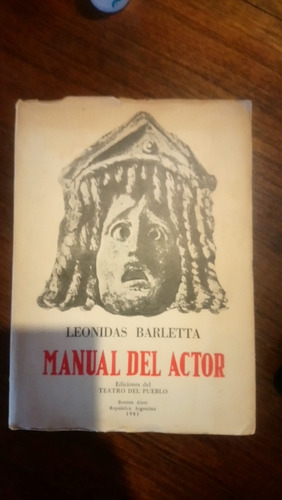 Leonidas Barletta Manual Del Actor 