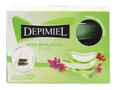 Depimiel Cera Depilatoria Natural En Lata C/espatula X 200gr