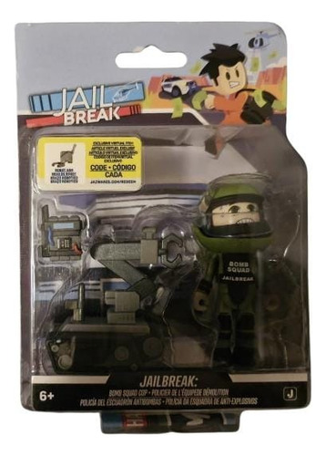 Figura Policía Del Escuadrón Antibombas Jailbreak Roblox