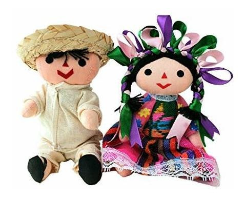 Muñecas De Pareja De Trapo Tradicional Mexicana - 7 Thxjl