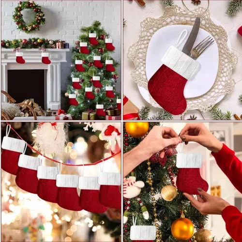 Sd 6 Medias Navideñas For Colgar Árboles De Navidad
