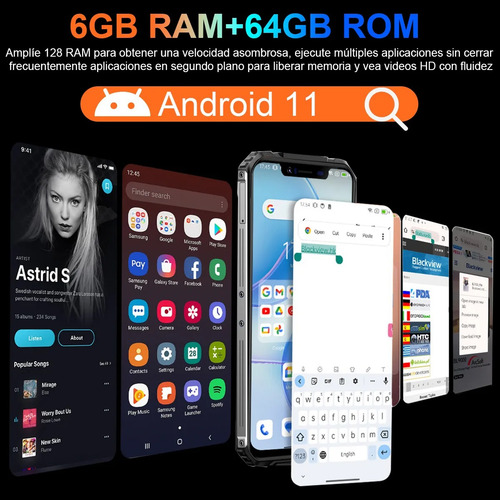 X-tigi Bison1 Teléfono Dual Sim Ram 6gb 64gb Rom Smartphone