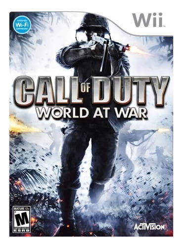 Jogo Call Of Duty World At War Nintendo Wii (físico) Ntsc-us