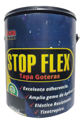 Stop Flex Sellador Acrilico Marca Orca Stopflex Galón