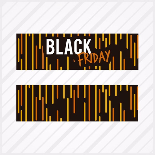 Adesivo Para Vitrine Black Friday Faixa + Aplicador Grátis