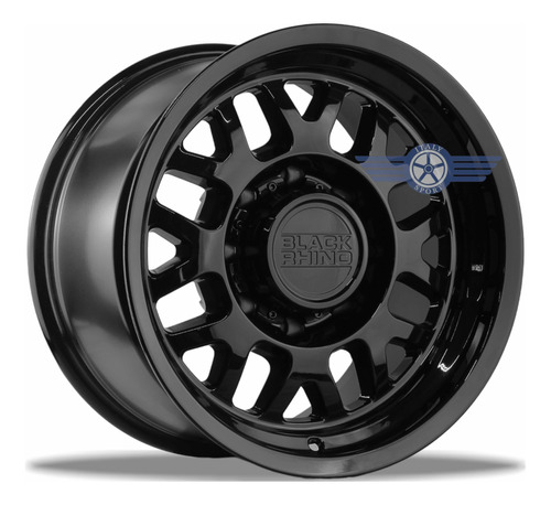 Rines 17 Black Rhino 8-165 Delta Dodge Ram Hummer Precio Par