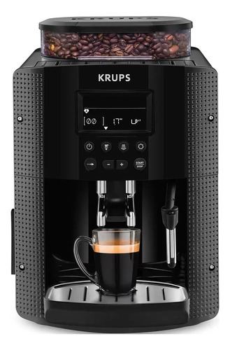 Cafetera Krups Compact Pisa Ea815 Super Automática Negra Exp