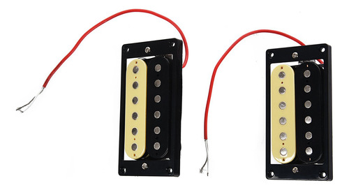 Juego De 2 Pastillas Eléctricas Humbucker Con Cara De Cebra