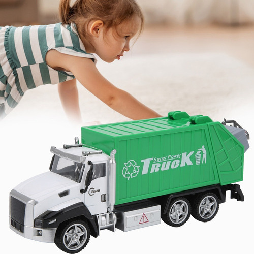1:42 Caminhão De Lixo Caminhão De Lixo Diecast Toy A