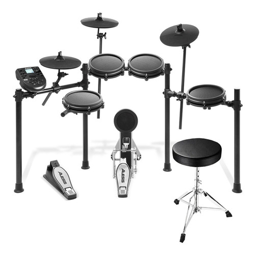 Bateria Electronica  Electrica Alesis Nitro Mesh Kit + Silla