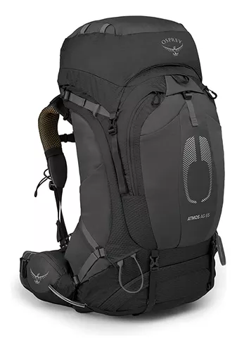 Osprey Mochila Volt para hombre, Mamba Negro, Mochila de mochilero Volt