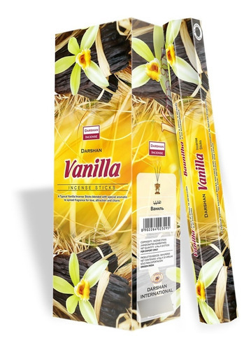 Sahumerios Darshan Long 43cm X1 Unidad Fragancia Vanilla