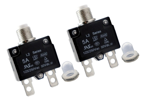 2x Fusible Del Interruptor Del De Sobrecarga Térmica Del