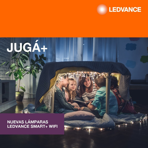 Imagen 6 de 10 de Lampara Foco Led Ledvance Smart + Wifi Rgbw Color 9w = 100w