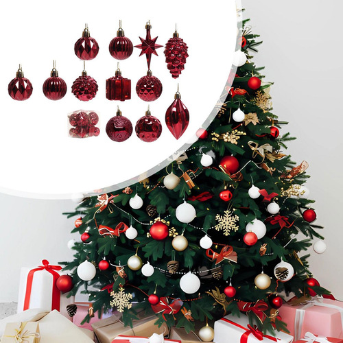 Adornos Para Árboles De Navidad, Bolas Decorativas De