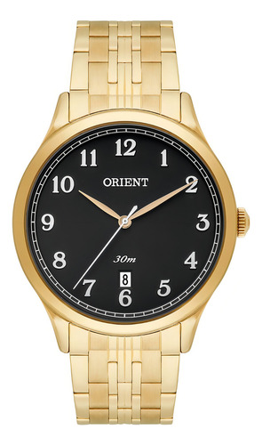 Relógio Analógico Orient Mgss1139 P2kx Aço Inox Dourado 1139