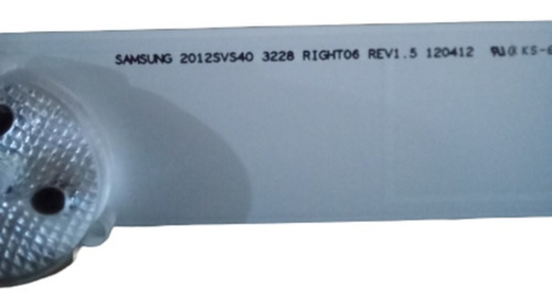 Tira 6 Led 2012svs40 Right Tv Samsung Un40eh5000g (Usado)