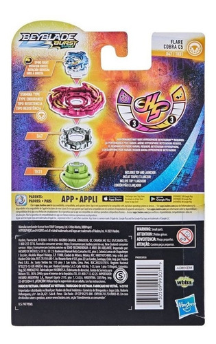 Imagen 4 de 4 de Beyblade Burst Surge Hypersphere Flare Cobra C5