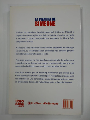 La Pizarra De Simeone - Marcos López - Librofutbol (e2) (Usado)