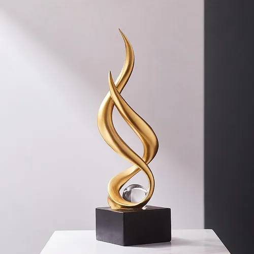 Li Escultura Abstracta Arte Moderno Estatua Artesanía