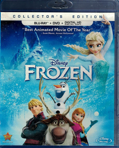 Blu Ray Frozen Dvd Collectors Edition Disney Original