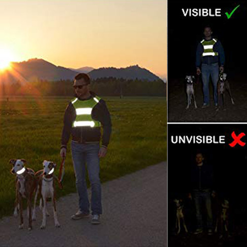 Chaleco Reflectante, Brazaletes, Equipo Para Correr, Malla U