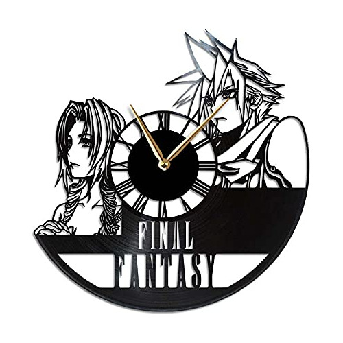 Reloj Final Fantasy 7, Decoración Ff7, Reloj Pared Vin...
