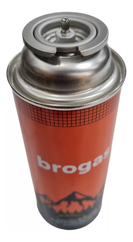 Imagen 2 de 5 de Cartucho Gas Butano Camping Brogas Unidad Descartable 227gr